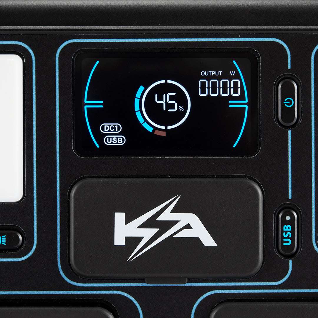 KickAss KickCharge DC500 Lithium Power Station - 512Wh, 40Ah @ 12.8V - KickAss Products USA