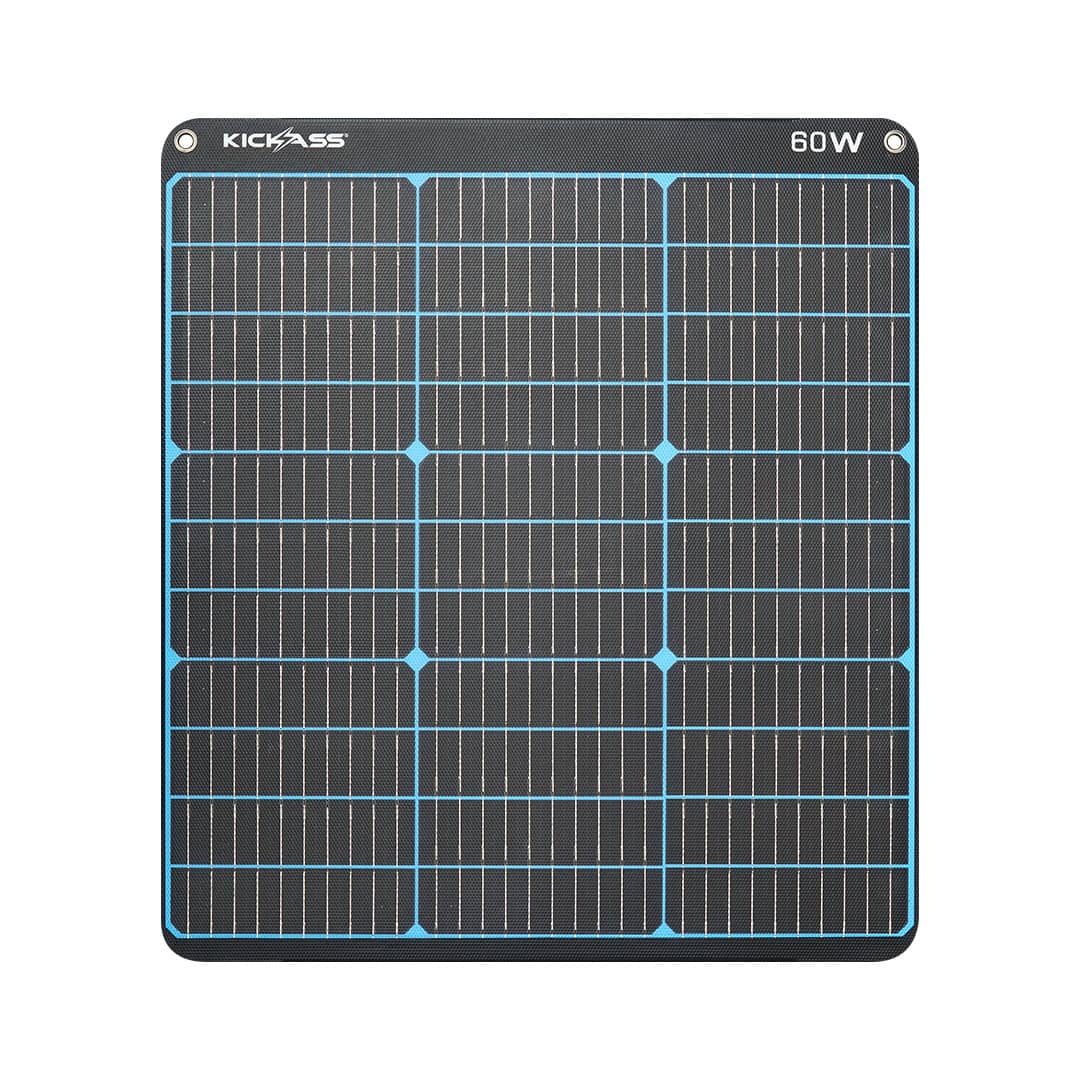 KickAss 12V 60W Premium Portable Solar Panel - KickAss Products USA