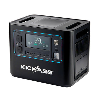 KickAss KickCharge 2400 Lithium Power Station - 2400W, 160Ah @ 12.8V - KickAss Products USA