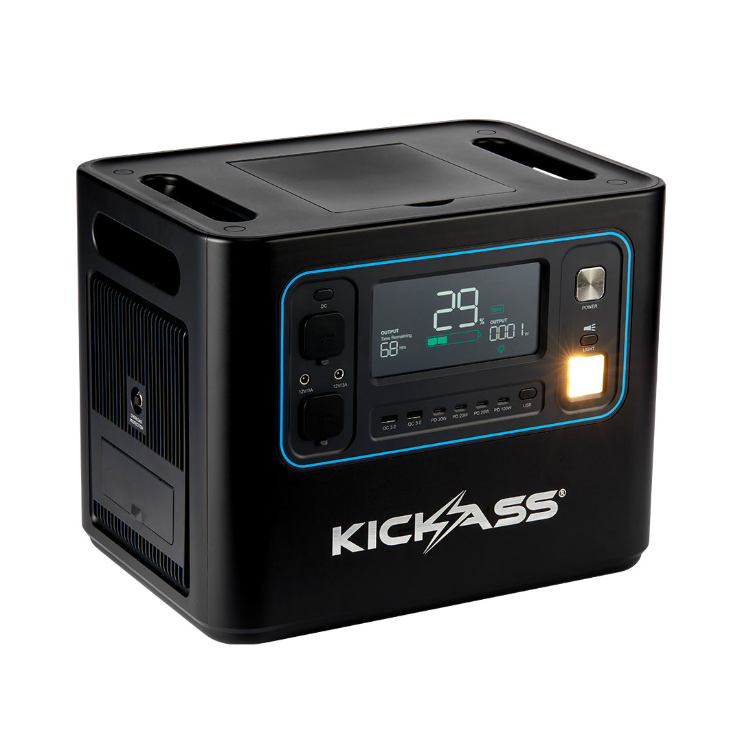 KickAss KickCharge 2400 Lithium Power Station - 2400W, 160Ah @ 12.8V - KickAss Products USA