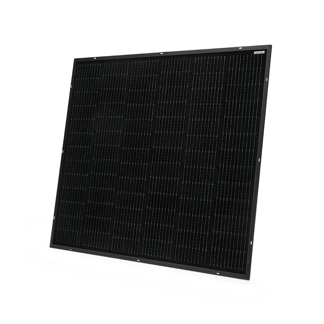 KickAss 12V 210W Ultra Slim Fixed Glass Solar Panel - KickAss Products USA