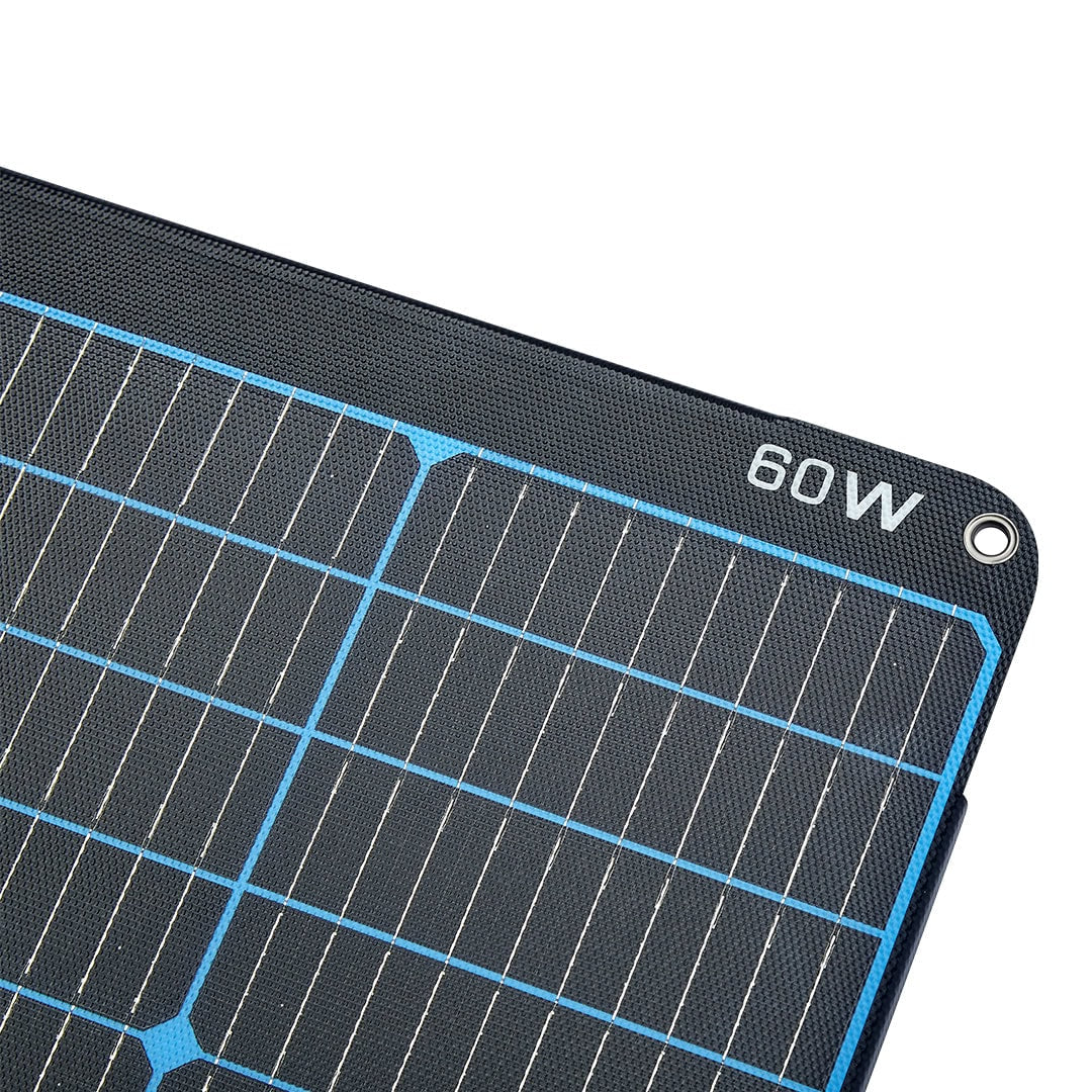 KickAss 12V 60W Premium Portable Solar Panel - KickAss Products USA