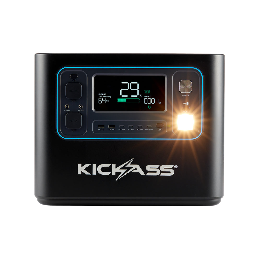 KickAss KickCharge 2400 Lithium Power Station - 2400W, 160Ah @ 12.8V - KickAss Products USA