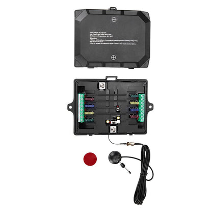 KickAss 12/24V 8 Gang Wireless Switch Panel with Magnetic Charging Cradle - MKII - KickAss Products USA