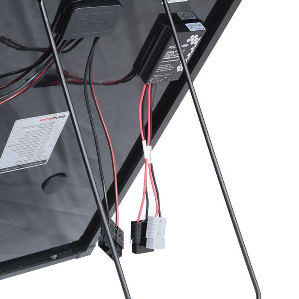 KickAss 12V 200W Super Thin Portable Solar Panel - Includes PWM controller