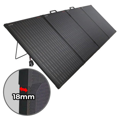 KickAss 12V 300W Super Thin Portable Camping Solar Panel - 40A MPPT Controller