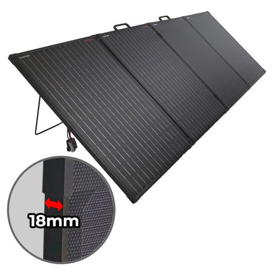 KickAss 12V 300W Super Thin Portable Camping Solar Panel - 40A MPPT Controller