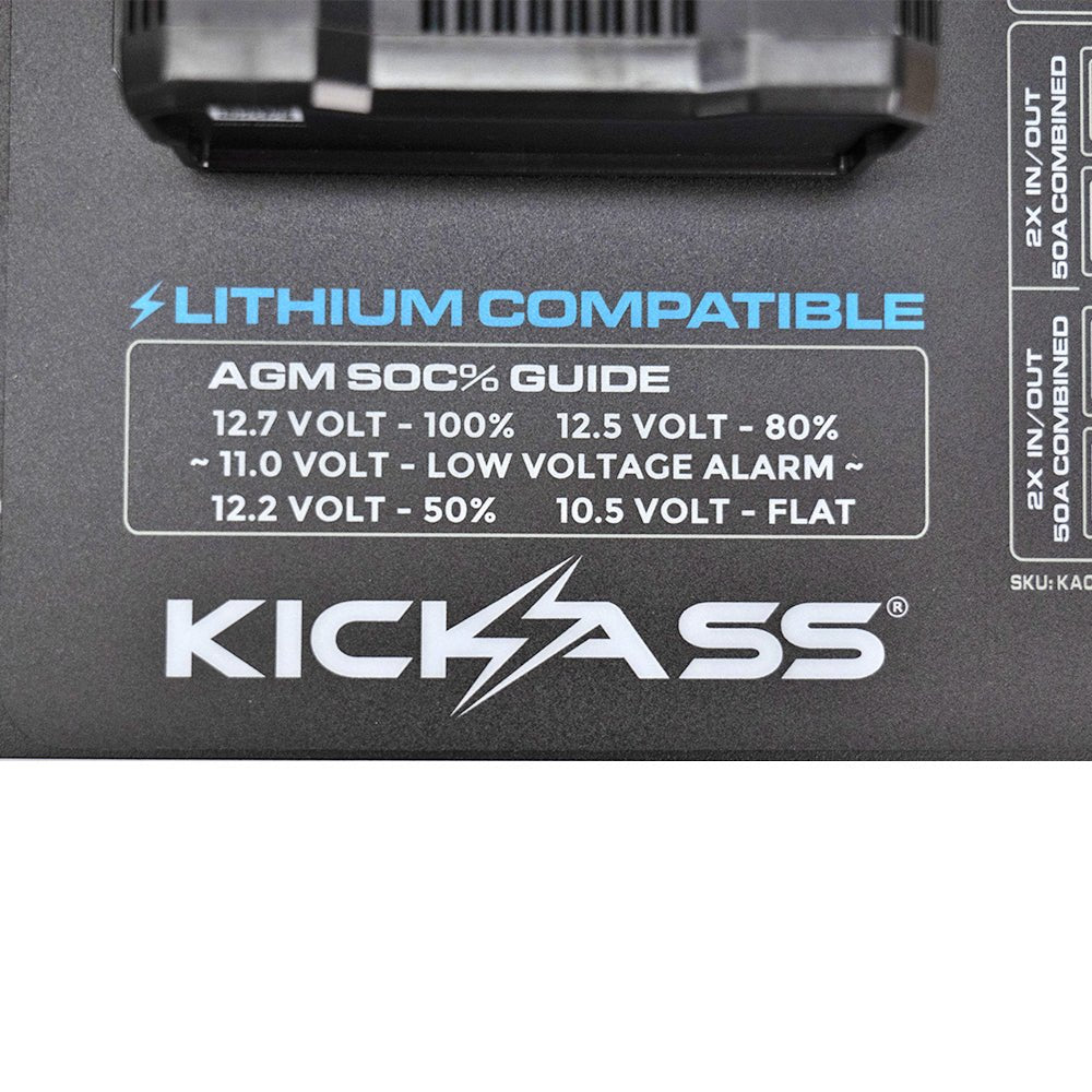 KickAss 12V Control Hub With 20A DCDC Charger