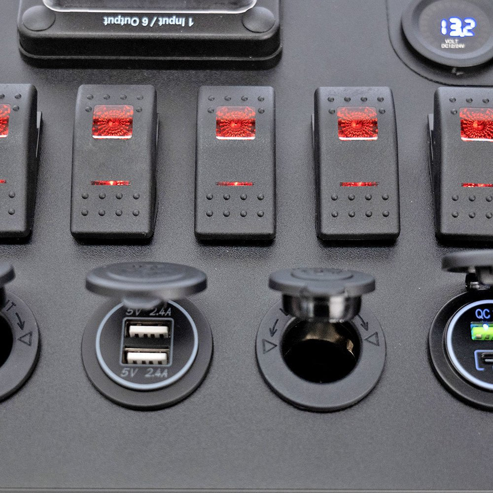 KickAss 12V Control Hub With 20A DCDC Charger
