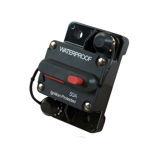 KickAss 12V HiAmp 50A Manual Reset Circuit Breaker