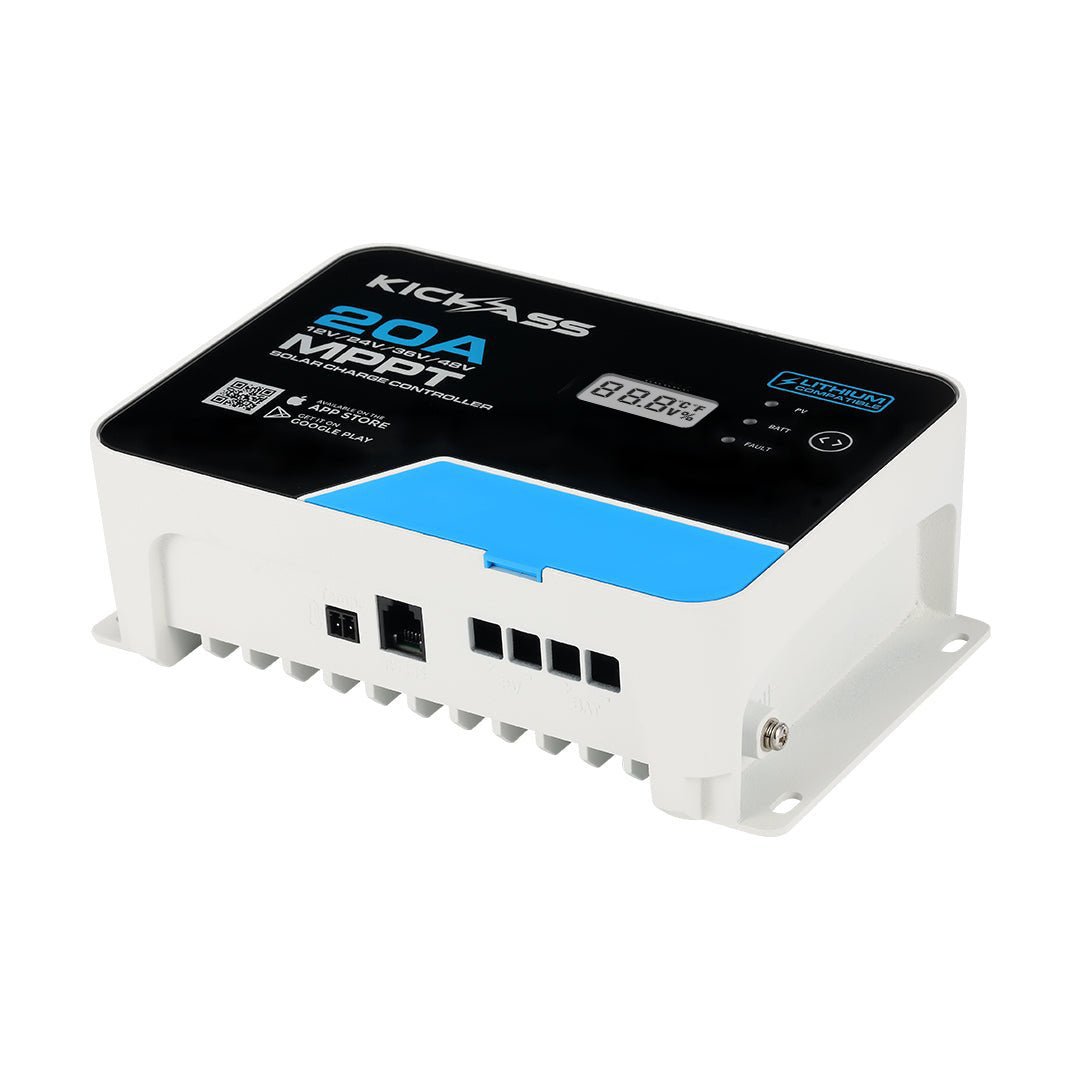 The KickAss 20A 12V/24V/36V/48V MPPT Solar Charge Controllers | KickAss ...