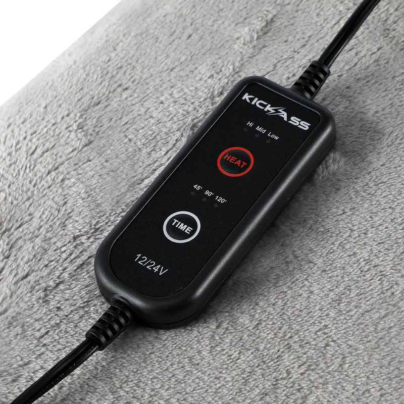 KickAss 12/24V Electric Blanket with Timer