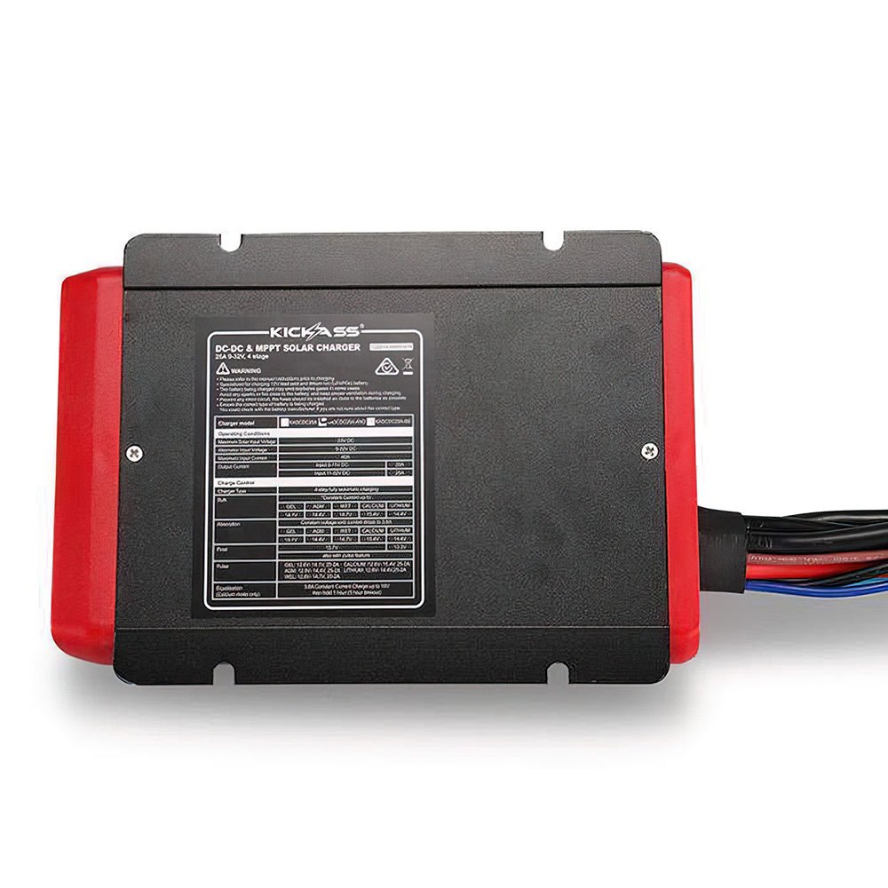 KickAss DCDC MPPT Solar Battery Charger 12V-24V 25A Pre-wired Anderson