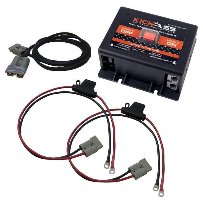 Dual Sensing Voltage Sensitive Relay 12V with Inline Fuse Kit – KickAss ...