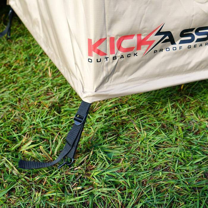 KickAss Fold Out Shower Tent & Change Room with Rechargeable Portable Lithium Shower