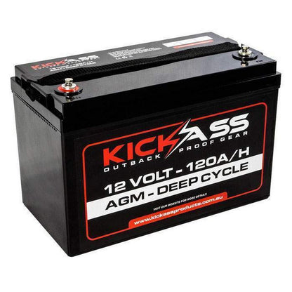 KickAss Portable Battery Box & 120Ah Battery Combo