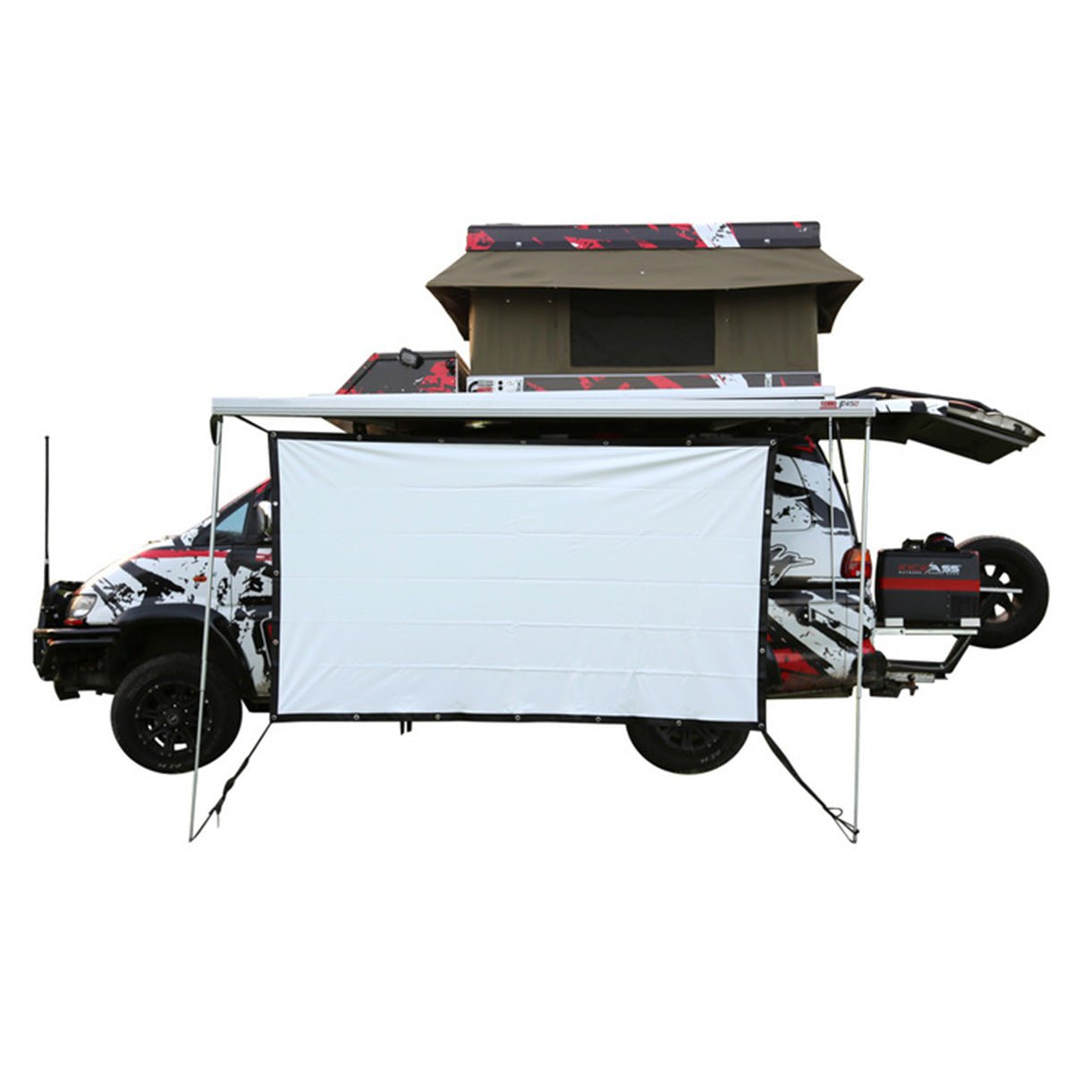 KickAss Portable Outdoor Cinema 100" Eyelet Projector Screen