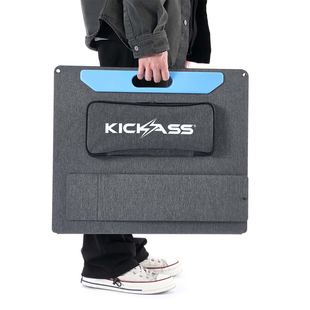 KickAss Premium 120W Folding Portable Solar Panel