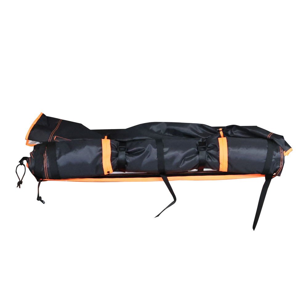 KickAss Premium Shower Awning Black and Orange