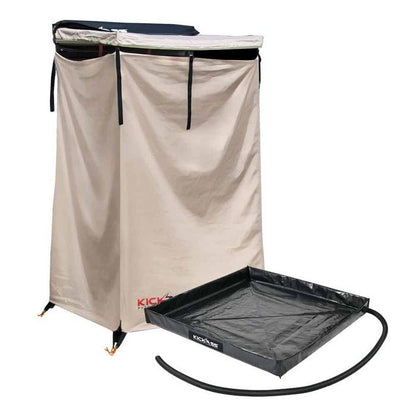 KickAss Premium Shower Tent Awning with Roof & Base Alt 5 Image