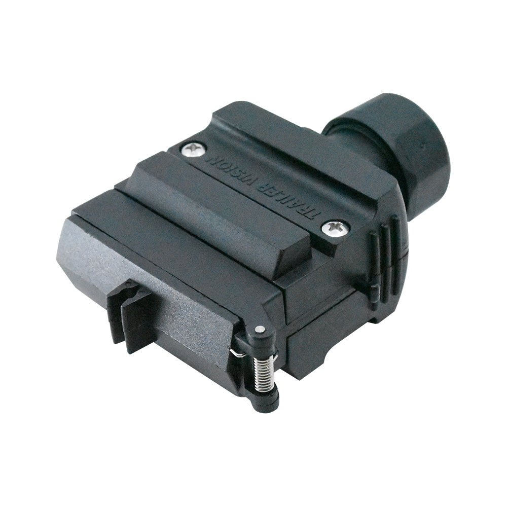 KickAss Products12 - Pin Flat Trailer Plug Tornado Springs, Cable Gland & Spring CoverTV-12FP