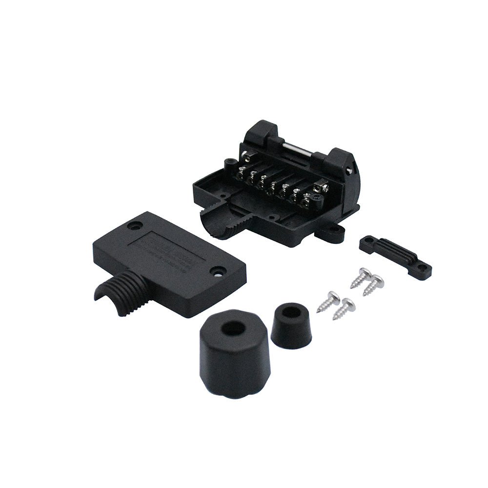 KickAss Products12 - Pin Flat Trailer Socket Tornado Springs, Cable Gland & Normally - Open Reed SwitchTV-12FSRS-N0