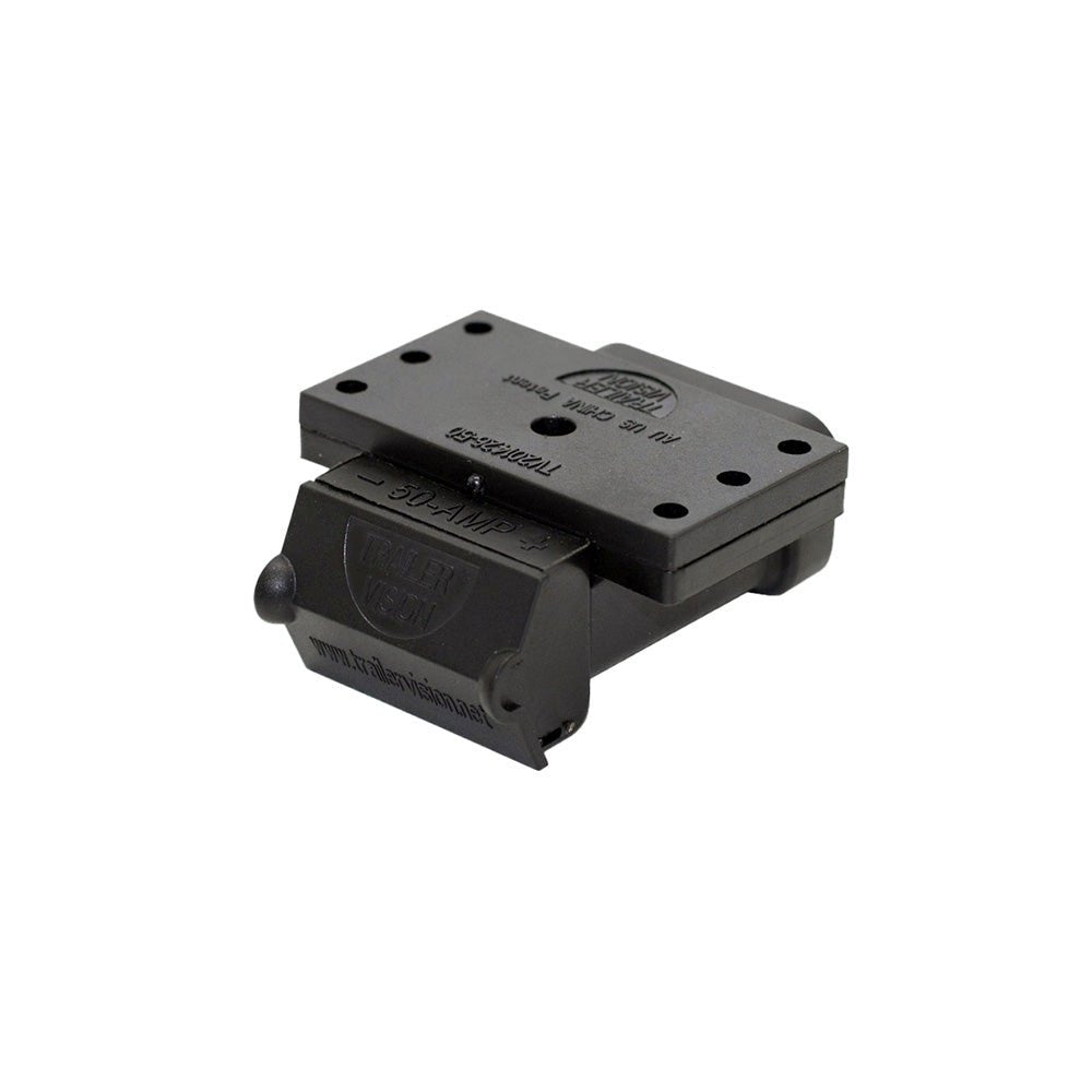 KickAss Products50A Anderson Style Connector Cover Surface Mount with LED (Black)TV-201426-50