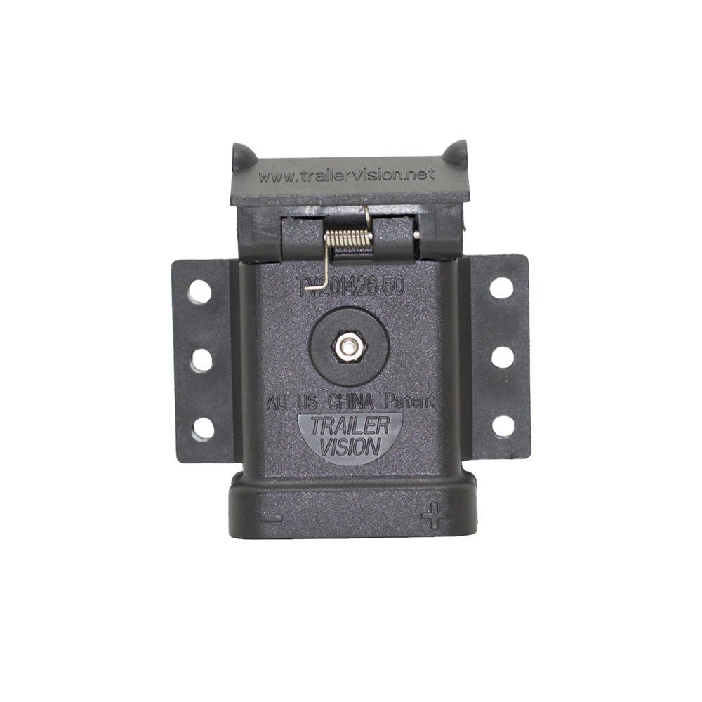 KickAss Products50A Anderson Style Connector Cover Surface Mount with LED (Black)TV-201426-50