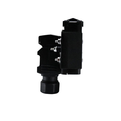 KickAss Products50A Anderson Style Dual Connector Cover with Mounted 12 - Pin Flat Socket + Quick Screw LED ConnectorsTV-202318-50-GR12S