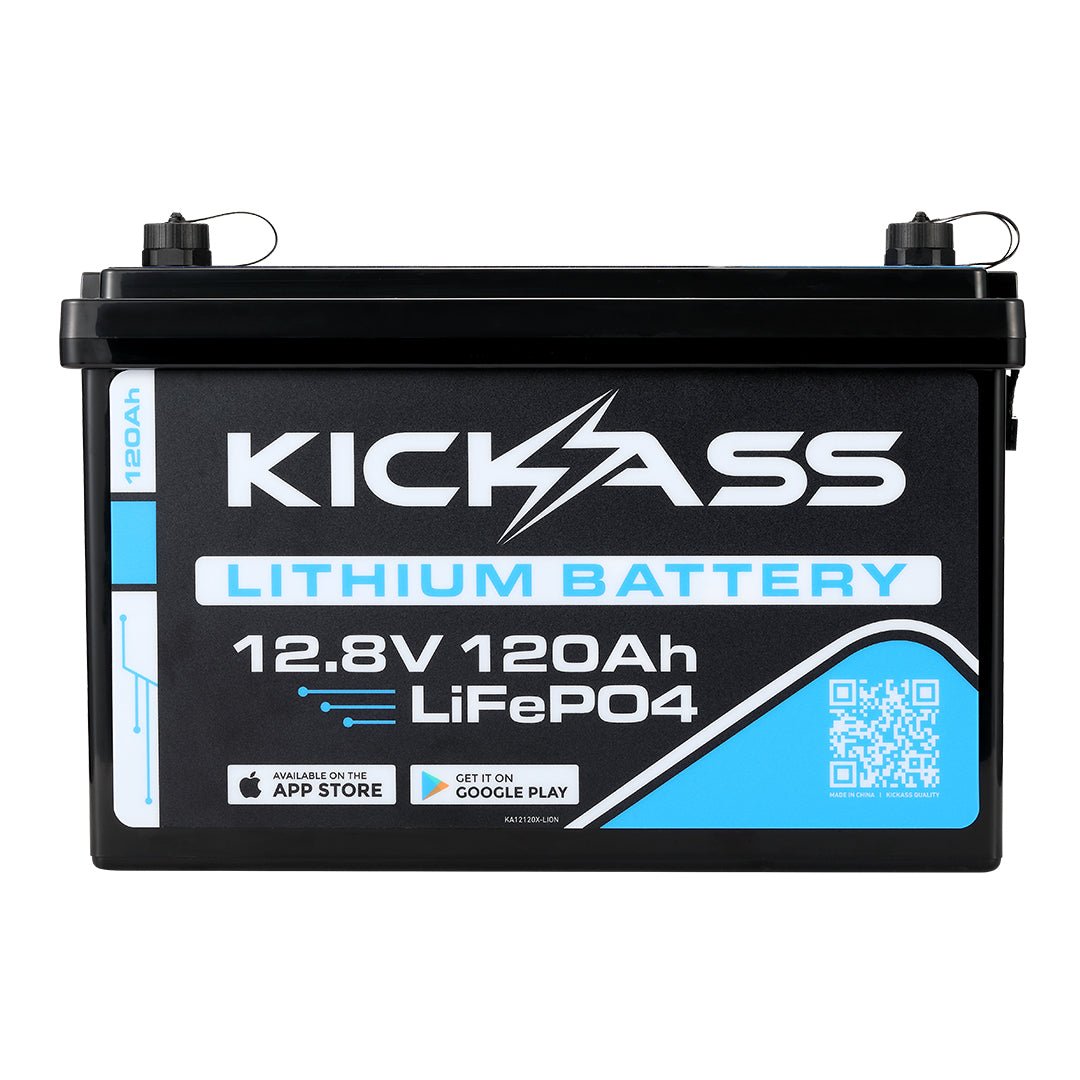 KickAss ProductsKickAss 120Ah 12V Smart Lithium Deep Cycle BatteryKA12120X - LION