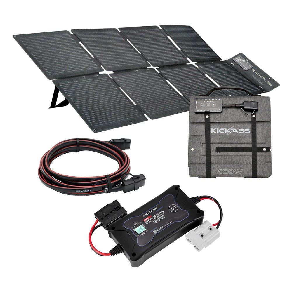 KickAss ProductsKickAss 120W Solar Blanket with MPPT Controller KitKASB120-MPPT-KIT
