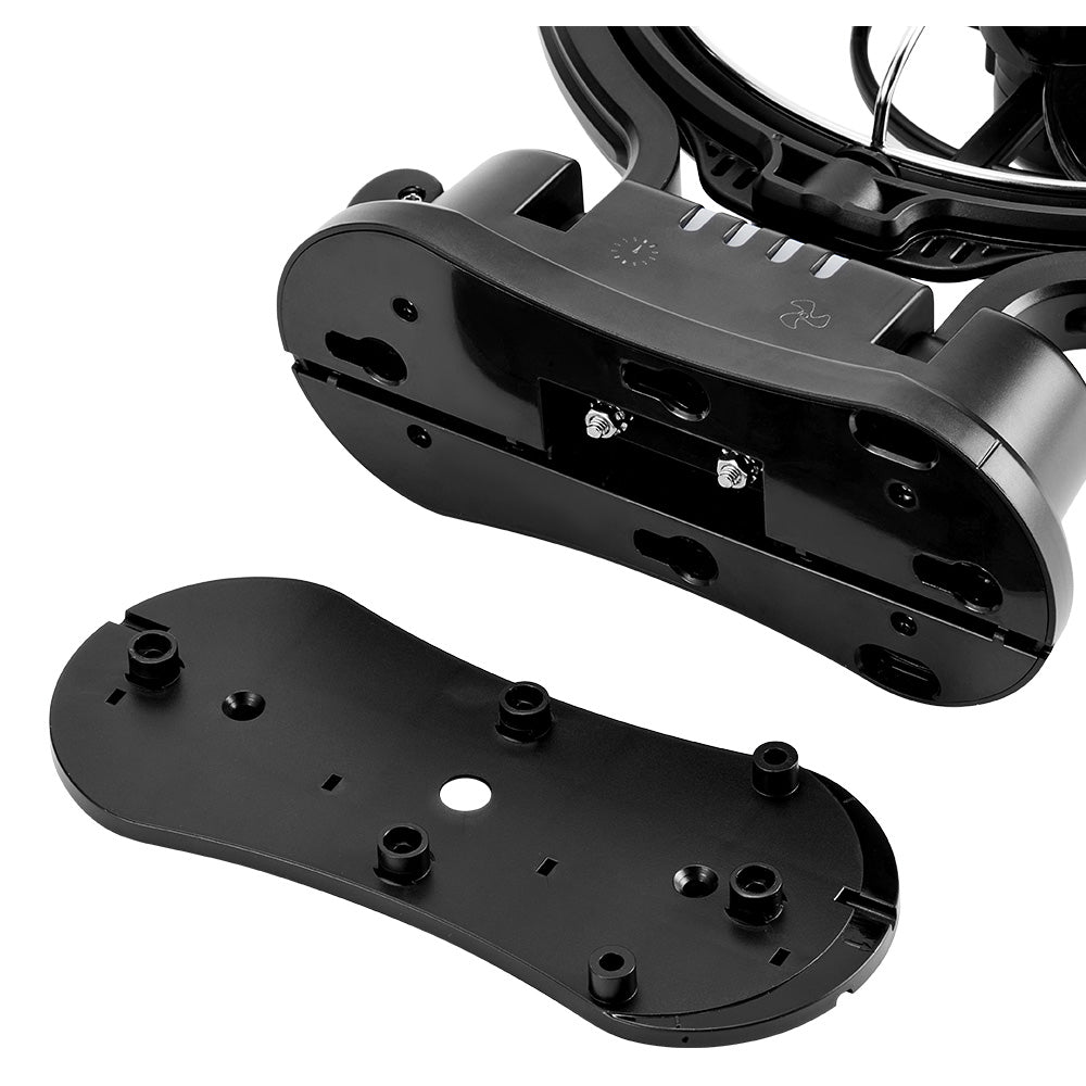 KickAss ProductsKickass 12/24v 360° degree, 3 speed fan (hardwired) BlackKA12VCABFAN - BL