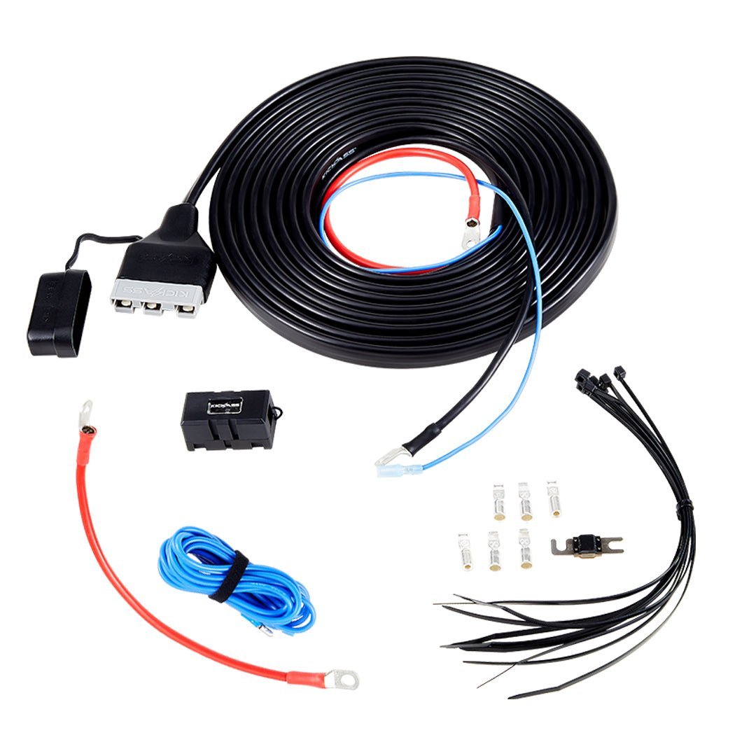 KickAss ProductsKickAss 12V 105Ah Ultra Slimline Lithium Essentials Dual Battery Kit with 25A DCDC Charger and Wiring KitKADBKIT105USLIM