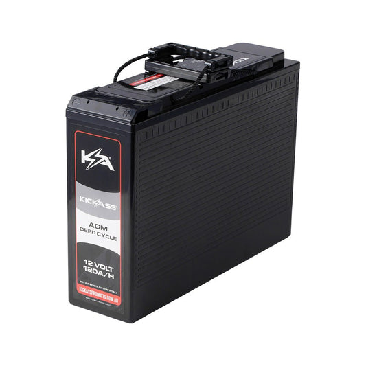 KickAss ProductsKickAss 12V 120Ah AGM Slimline Deep Cycle BatteryKA12120SLIM