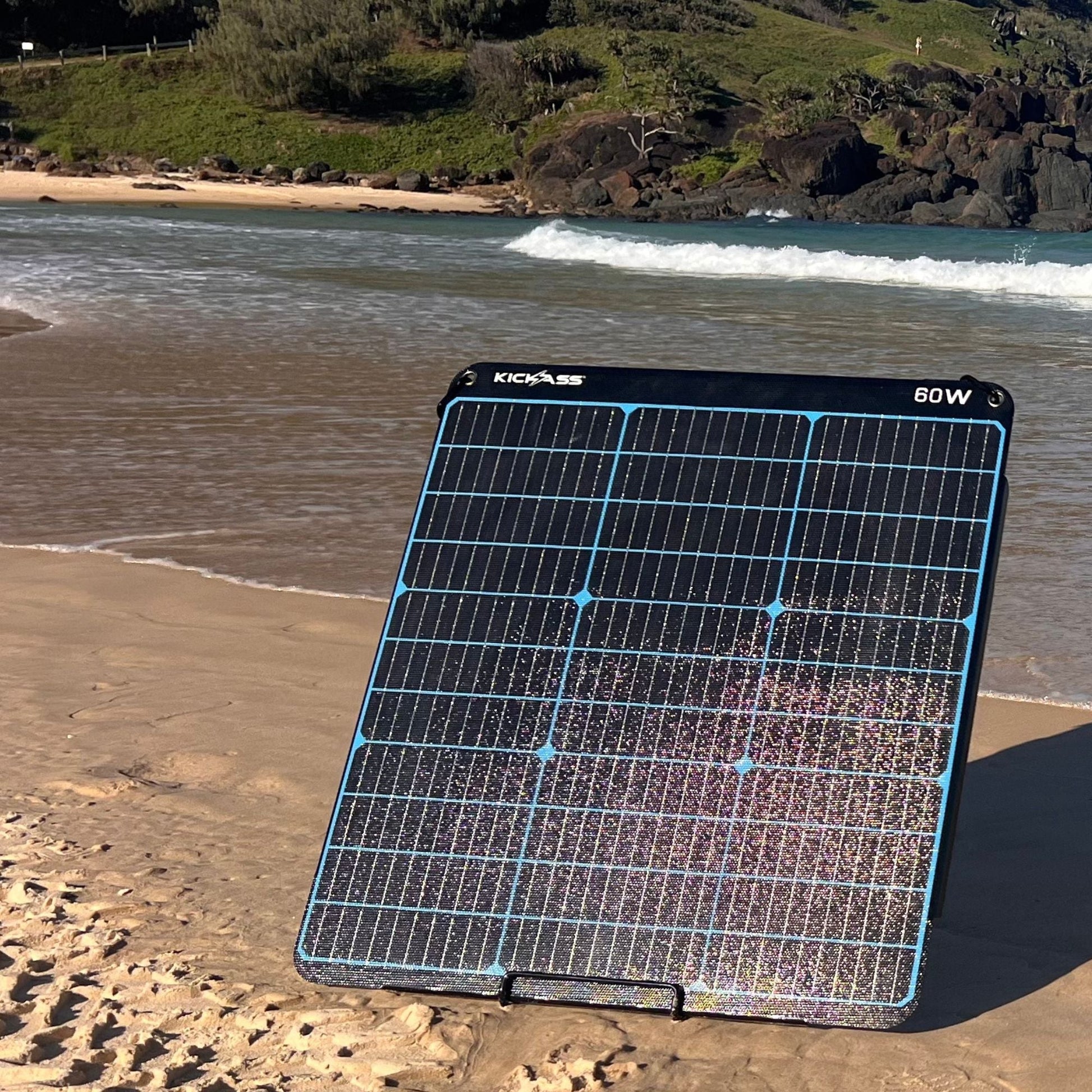 KickAss ProductsKickAss 12V 60W Premium Portable Solar PanelKAFSP60