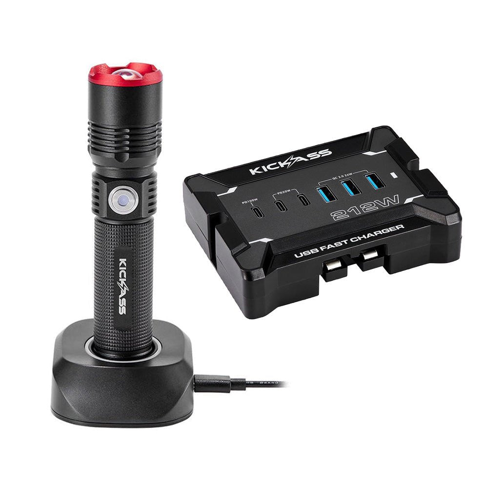 KickAss 12V Anderson USB Charger & LED Torch Bundle – KickAss Products USA