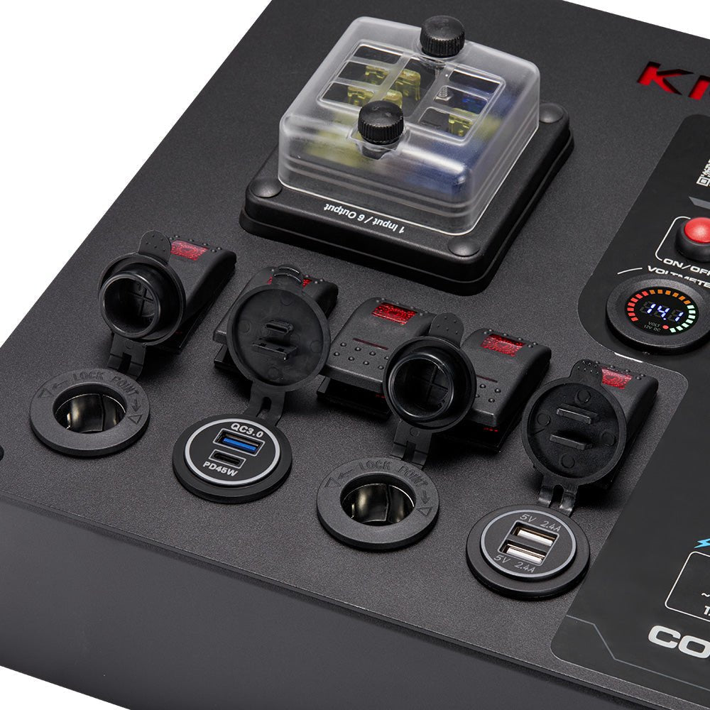 KickAss ProductsKickAss 12V Control Hub / PanelKACTRLHB
