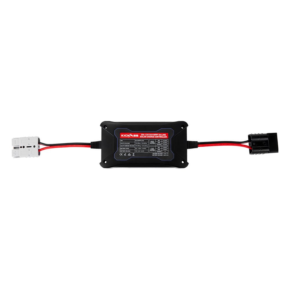 KickAss ProductsKickAss 20A 12V/24V MPPT In - Line Solar Charge ControllerKA24MPPTIL20A