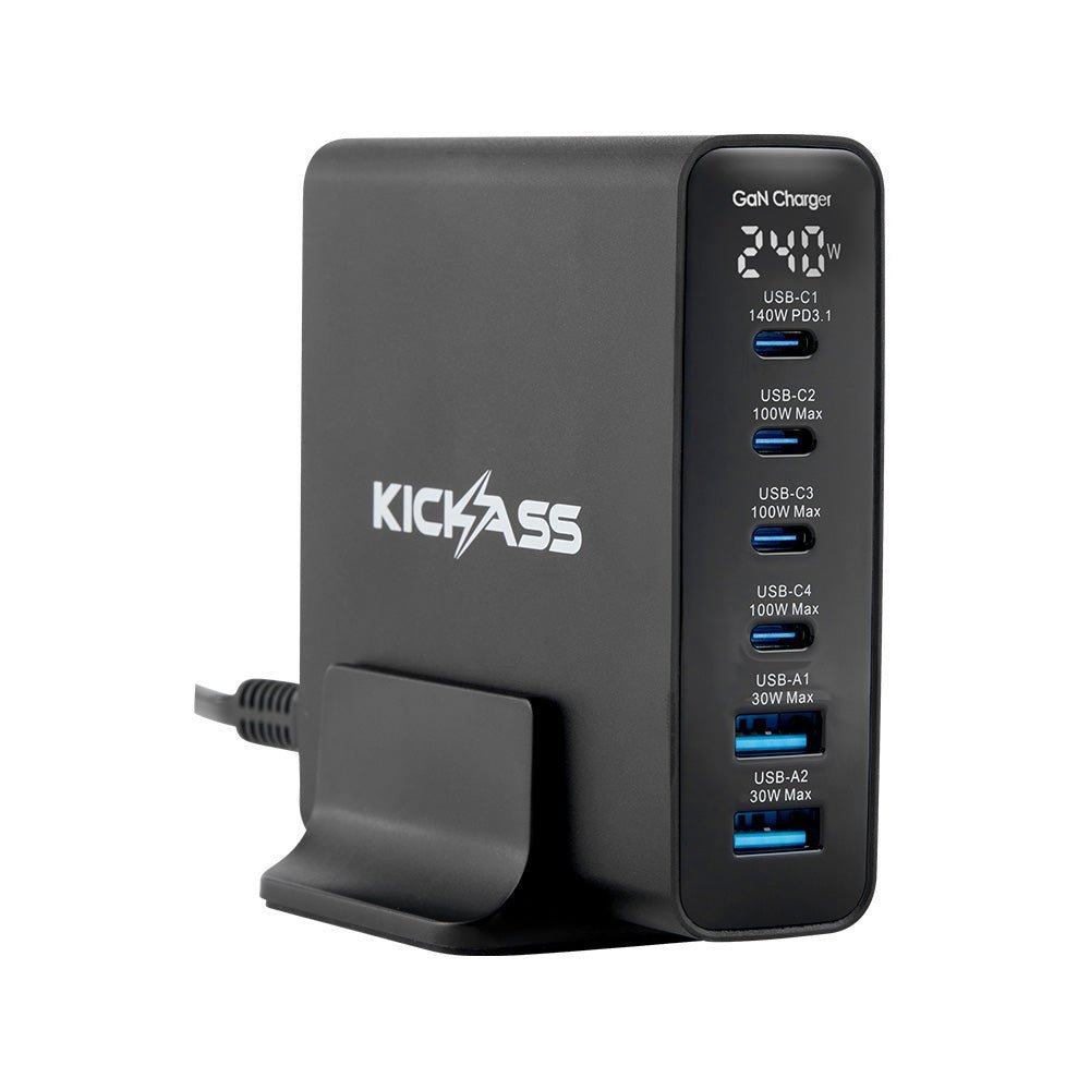 KickAss ProductsKickAss 240W GaN USB - C Charger + Lithium Jet Blower Fan Max BundleKABUNDLE-FC240W-JETFAN