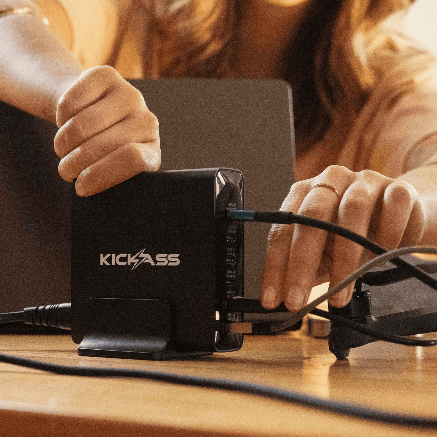 KickAss ProductsKickAss 240W GaN USB - C PD Fast ChargerKAFC230V240W