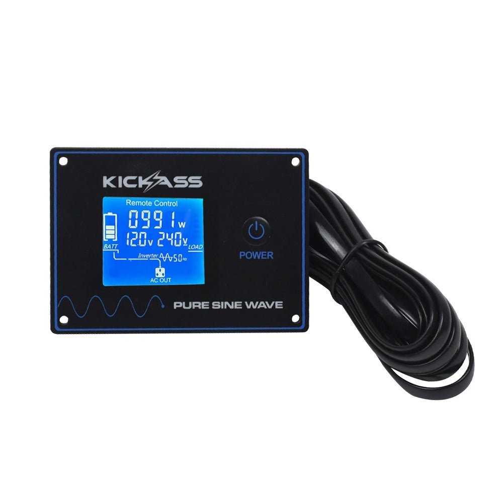 KickAss ProductsKickAss 25A DCDC Complete Dual Battery Kit with 1000W Inverter and Smart ShuntKABDL25ADCDC-1000W