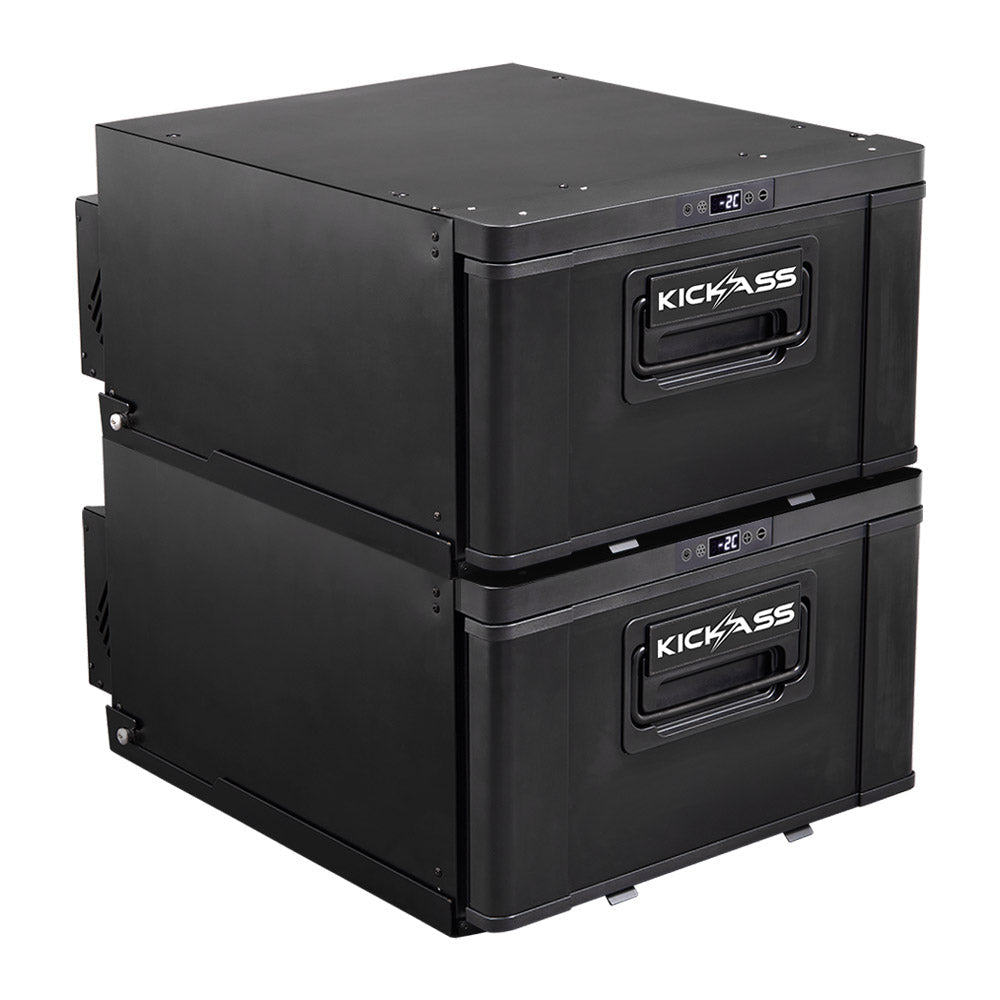 KickAss ProductsKickAss 30L 12V Drawer Fridge BundleKAF - 30DR - BUNDLE