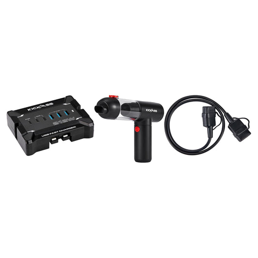 KickAss ProductsKickAss 4 - in - 1 Vacuum Cleaner Bundle with 212W Anderson USB Charger and 1m Extension LeadKABUNDLE-VAC4IN1-FC212-EXT