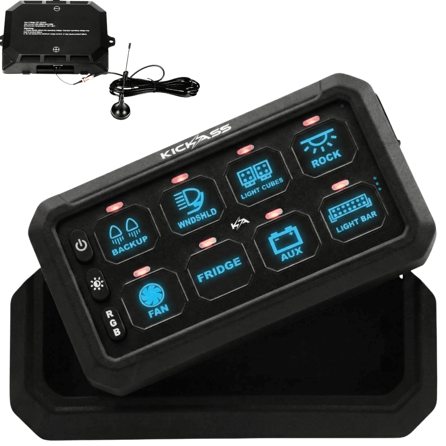 KickAss ProductsKickAss 460Ah Ultra - X Lithium Complete Dual Battery Kit with 3000W Inverter, 50A AC/DC Charger & 40A DCDC ChargerKA-460AHLIT-INV3000-CHG50-DCDC40-SP8