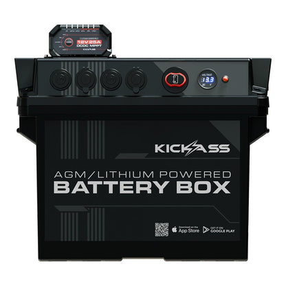 KickAss ProductsKickAss Battery Box with 25A DCDC Charger + Integrated BluetoothKAJBBOX25A