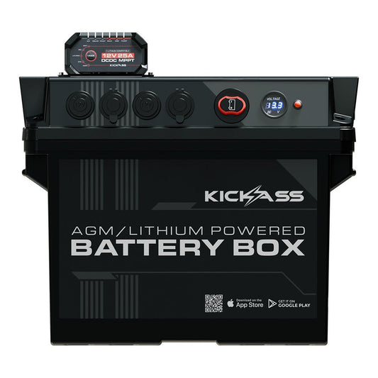 KickAss ProductsKickAss Battery Box with 25A DCDC Charger + Integrated BluetoothKAJBBOX25A