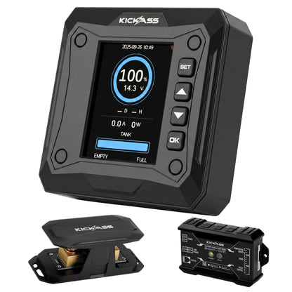 KickAss ProductsKickAss Control Hub 40A Complete Dual Battery Kit with 2000W Inverter and Smart ShuntKABDLCTRLHB40-2000W