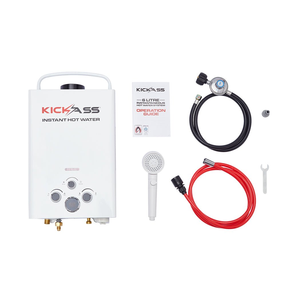 KickAss ProductsKickAss Instant Camping Hot Water System - 6LKAHWSGAS6L