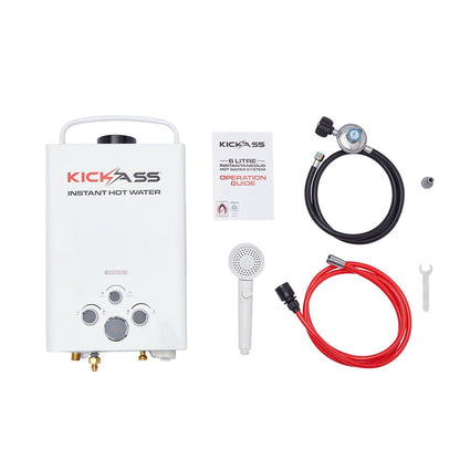 KickAss ProductsKickAss Instant Camping Hot Water System - 6LKAHWSGAS6L