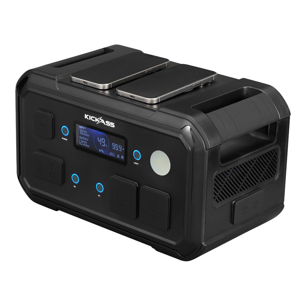 KickAss ProductsKickass Kickcharge 1200 LiFePO4 Power Station MKII - 1120Wh, 87.5Ah @ 12.8VKAPHUB-1200-MKII